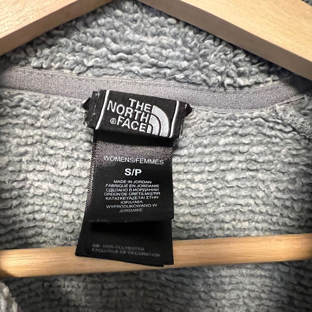 The North Face Osito Fleece Jacket Womens S Gray Full Zip Plush High Pile - Picture 3 of 8